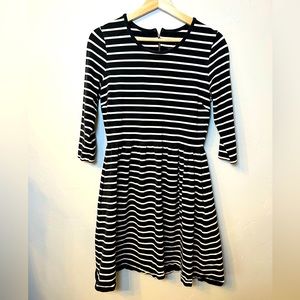 Hanna Andersson Women’s Striped Love Hanna Dress with 3/4 Sleeves